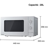 Микроволновая печь Panasonic NN-SM23QMEPG - Превью изображения №2 — Интернет-магазин ПроЗаказ