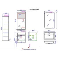  Aqwella Тумба с умывальником Urban URB0105DB+4630055557578 - Превью изображения №4 — Интернет-магазин ПроЗаказ