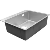 Кухонная мойка GranFest Metal нержавеющая сталь AISI 304 GF-5949 серебро - Превью изображения №5 — Интернет-магазин ПроЗаказ