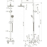 Душевая система  Bravat Opal F6125183CP-A1-RUS - Превью изображения №3 — Интернет-магазин ПроЗаказ