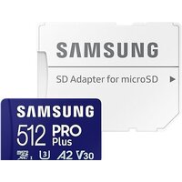 Карта памяти Samsung PRO Plus microSDXC 512GB MB-MD512SA/EU (с адаптером) - Превью изображения №4 — Интернет-магазин ПроЗаказ