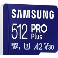 Карта памяти Samsung PRO Plus microSDXC 512GB MB-MD512SA/EU (с адаптером) - Превью изображения №3 — Интернет-магазин ПроЗаказ