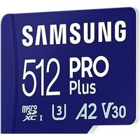 Карта памяти Samsung PRO Plus microSDXC 512GB MB-MD512SA/EU (с адаптером) - Превью изображения №2 — Интернет-магазин ПроЗаказ