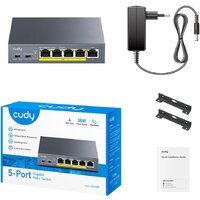 Неуправляемый коммутатор Cudy GS105P 1.0 - Превью изображения №2 — Интернет-магазин ПроЗаказ