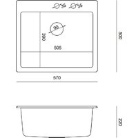 Кухонная мойка Quadron HB8304U5-G1_P2O - Превью изображения №4 — Интернет-магазин ПроЗаказ