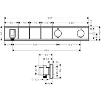 Смеситель Hansgrohe RainSelect 15356400 (белый/хром) - Превью изображения №2 — Интернет-магазин ПроЗаказ