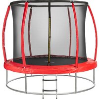 Батут Sundays Favorite Premium 10FT (красный, с сеткой, с лестницей) - Превью изображения №6 — Интернет-магазин ПроЗаказ