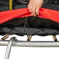 Батут Sundays Favorite Premium 10FT (красный, с сеткой, с лестницей) - Превью изображения №8 — Интернет-магазин ПроЗаказ