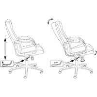 Офисное кресло Бюрократ T-898AXSN/3C1GR (серый) - Превью изображения №7 — Интернет-магазин ПроЗаказ