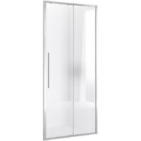 Душевая дверь Niagara NG-64-10A 100x195 (хром/прозрачное стекло) - Превью изображения №2 — Интернет-магазин ПроЗаказ
