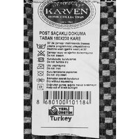 Ковер для жилой комнаты Karven Post Dokuma Sacakli 160x230 KV 035 (Gri/серый) - Превью изображения №10 — Интернет-магазин ПроЗаказ