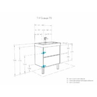  Акватон Тумба под умывальник Сканди 70 1A251801SD010 - Превью изображения №8 — Интернет-магазин ПроЗаказ