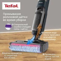 Вертикальный моющий пылесос Tefal X-Clean 2 2в1 GF2251F3 - Превью изображения №14 — Интернет-магазин ПроЗаказ