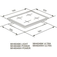 Варочная панель Meferi MIH604BK Power - Превью изображения №10 — Интернет-магазин ПроЗаказ