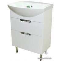 СанитаМебель Тумба Камелия 64.12 Д3 с умывальником Грация