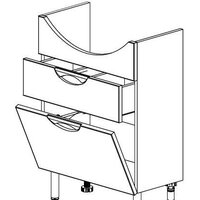  СанитаМебель Тумба Камелия 64.12 Д3 с умывальником Грация - Превью изображения №2 — Интернет-магазин ПроЗаказ
