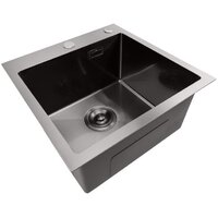 Кухонная мойка Stellar E4444NB (нано черный) - Превью изображения №7 — Интернет-магазин ПроЗаказ