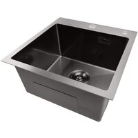 Кухонная мойка Stellar E4444NB (нано черный) - Превью изображения №6 — Интернет-магазин ПроЗаказ