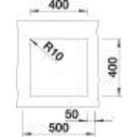 Кухонная мойка Blanco Subline 400-U Coloured Components 527787 (вулканический серый) - Превью изображения №10 — Интернет-магазин ПроЗаказ