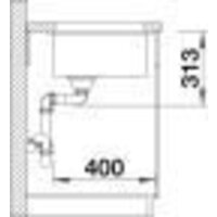 Кухонная мойка Blanco Subline 400-U Coloured Components 527787 (вулканический серый) - Превью изображения №12 — Интернет-магазин ПроЗаказ