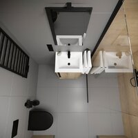  Lauter Тумба под умывальник Nika 49 (дуб эвок/черный) - Превью изображения №5 — Интернет-магазин ПроЗаказ