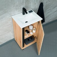  Lauter Тумба под умывальник Nika 49 (дуб эвок/черный) - Превью изображения №6 — Интернет-магазин ПроЗаказ