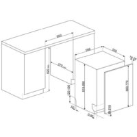 Встраиваемая посудомоечная машина Smeg STL323BL - Превью изображения №2 — Интернет-магазин ПроЗаказ