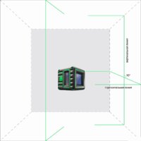 Лазерный нивелир ADA Instruments Cube 3D Green Professional Edition A00545 - Превью изображения №2 — Интернет-магазин ПроЗаказ