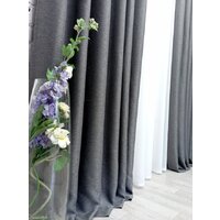 Штора Модный текстиль 01L1 112MT391019 (250x210, темно-серый) - Превью изображения №5 — Интернет-магазин ПроЗаказ