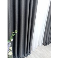 Штора Модный текстиль 01L1 112MT391019 (250x210, темно-серый) - Превью изображения №4 — Интернет-магазин ПроЗаказ