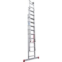 Лестница-стремянка Новая высота NV 523 трёхсекционная индустриальная 3x10 ступеней - Превью изображения №6 — Интернет-магазин ПроЗаказ