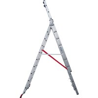 Лестница-стремянка Новая высота NV 523 трёхсекционная индустриальная 3x10 ступеней - Превью изображения №4 — Интернет-магазин ПроЗаказ