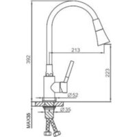 Смеситель FRAP F4044-9 - Превью изображения №9 — Интернет-магазин ПроЗаказ