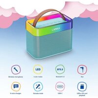 Беспроводная колонка Lamax KaraokeKid1 (голубой) - Превью изображения №3 — Интернет-магазин ПроЗаказ