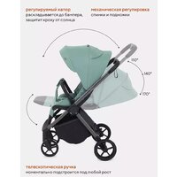 Коляска прогулочная «книга» Rant Golf RA101 (sage green) - Превью изображения №5 — Интернет-магазин ПроЗаказ