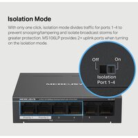 Неуправляемый коммутатор Mercusys MS106LP - Превью изображения №7 — Интернет-магазин ПроЗаказ