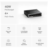 Неуправляемый коммутатор Mercusys MS106LP - Превью изображения №4 — Интернет-магазин ПроЗаказ
