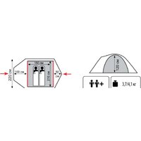 Экспедиционная палатка TRAMP Mountain 2 v2 - Превью изображения №2 — Интернет-магазин ПроЗаказ
