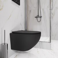 Унитаз подвесной Lauter Sulzdorf с микролифтом и кнопкой смыва 219704F (белый/черный) - Превью изображения №27 — Интернет-магазин ПроЗаказ