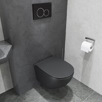 Унитаз подвесной Lauter Sulzdorf с микролифтом и кнопкой смыва 219704F (белый/черный) - Превью изображения №21 — Интернет-магазин ПроЗаказ