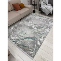 Ковер для жилой комнаты Radjab Carpet Афина Прямоугольник 9012A 12892RK (3x5, Grey/Green) - Превью изображения №2 — Интернет-магазин ПроЗаказ