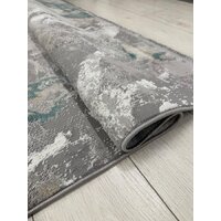 Ковер для жилой комнаты Radjab Carpet Афина Прямоугольник 9012A 12892RK (3x5, Grey/Green) - Превью изображения №6 — Интернет-магазин ПроЗаказ