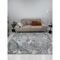 Ковер для жилой комнаты Radjab Carpet Афина Прямоугольник 9012A 12892RK (3x5, Grey/Green) - Превью изображения №3 — Интернет-магазин ПроЗаказ