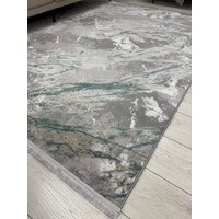 Ковер для жилой комнаты Radjab Carpet Афина Прямоугольник 9012A 12892RK (3x5, Grey/Green) - Превью изображения №5 — Интернет-магазин ПроЗаказ