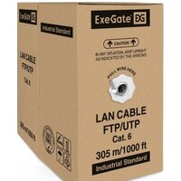 Кабель ExeGate UTP4-C6-CU-S23-IN-PVC-GY-305 UTP - Превью изображения №2 — Интернет-магазин ПроЗаказ