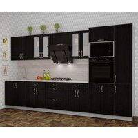 Готовая кухня Интерлиния Мила Крафт 3.6 (дуб английский) - Превью изображения №2 — Интернет-магазин ПроЗаказ