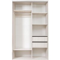 Шкаф-купе Рэйгрупп 120450 YYX Elgon РГ-12.03 (ясень снежный/хром) - Превью изображения №2 — Интернет-магазин ПроЗаказ