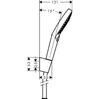 Душевой гарнитур  Hansgrohe Raindance Select S 120 26721000 (хром) - Превью изображения №4 — Интернет-магазин ПроЗаказ