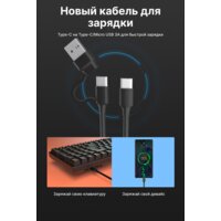 Клавиатура Royal Kludge RK-H81 RGB White Night (RK Cyan) - Превью изображения №10 — Интернет-магазин ПроЗаказ