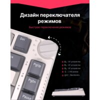 Клавиатура Royal Kludge RK-H81 RGB White Night (RK Cyan) - Превью изображения №11 — Интернет-магазин ПроЗаказ